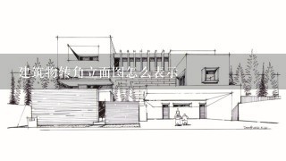 建筑物转角立面图怎么表示