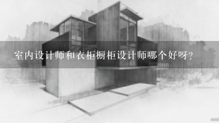 室内设计师和衣柜橱柜设计师哪个好呀？