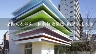 榻榻米衣柜床一体装修效果图 榻榻米床衣柜一体设计