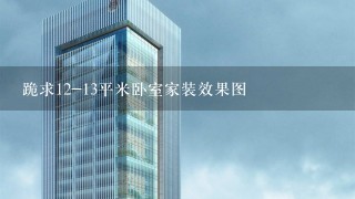 跪求12-13平米卧室家装效果图