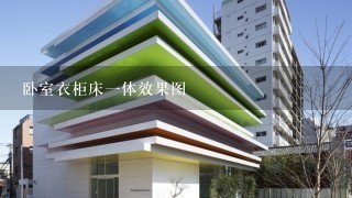 卧室衣柜床1体效果图