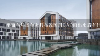 平面布局图和家具布置图用CAD画出来后有什么区别 我们老师布置得作业要画130平米的室内家具空间设计