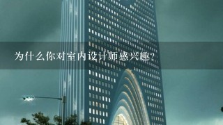 为什么你对室内设计师感兴趣